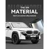 Simulation 1/24 BMW THE-XM Alloy Car Model, Door-opening Car Model Ornaments, with Sound and Lights for Boys Toy Car Birthday Gift