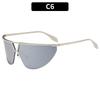 Fashion new exaggerated large frame sunglasses Spice girl personality versatile street shot Internet celebrity sunglasses glasses women