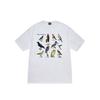 24 Creative Bird Print Round Neck Cotton Short Sleeve T-Shirt High Quality Fashion Explosive Trendy Unisex Harajuku