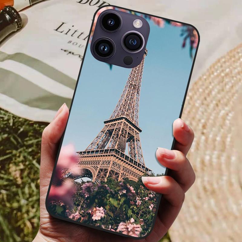 For iPhone 15 Pro Max Case Soft Silicone Coque For iPhone 15 Plus Cover TPU Fundas Protective For iPhone15 Pro Max 15Pro Case