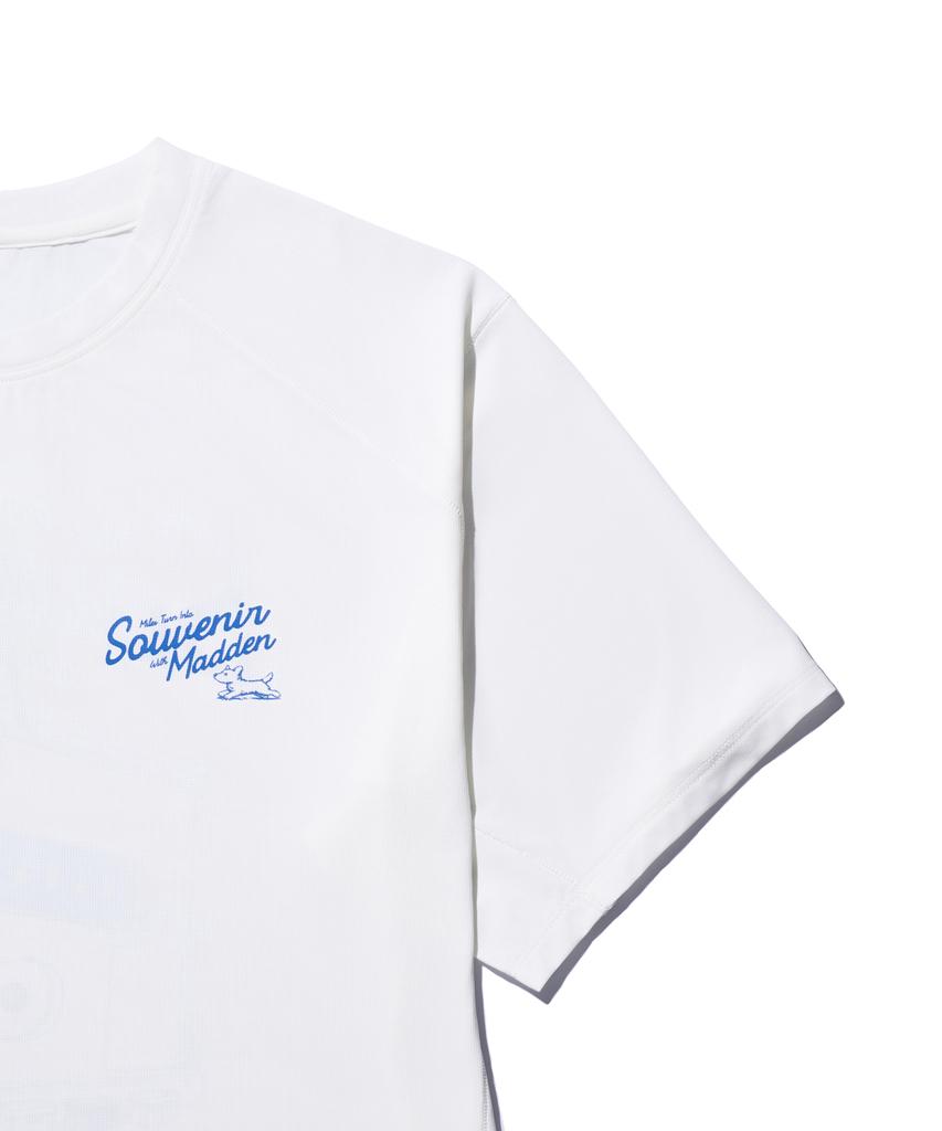 MADDEN X Souvenir Samcheong Graphic T-Shirt White