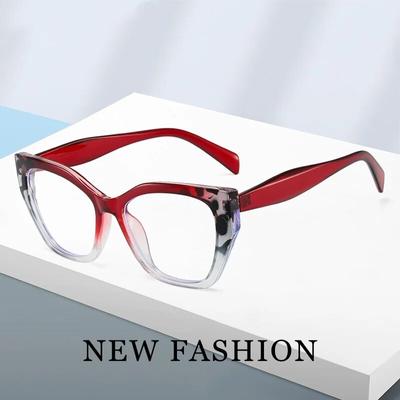 New Fashion Cat Eye Design Optical Glasses Ladies Brand Computer Eyewear Luxury Eye Protection Plain Eyeglasses for Women