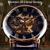 Forsining Men'S Fashion Retro Hollow Through Mechanical, Manual Mechanical Watch