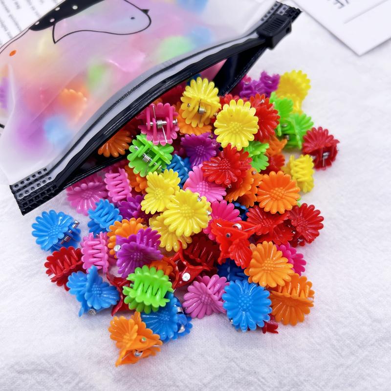 10/20 Stück Bunte Kleine Haarspangen Mädchen Niedliche Blume Schmetterling Haarspangen Haaraccessoires Kinder Cartoon Haarklammern Kopfschmuck Geschenk