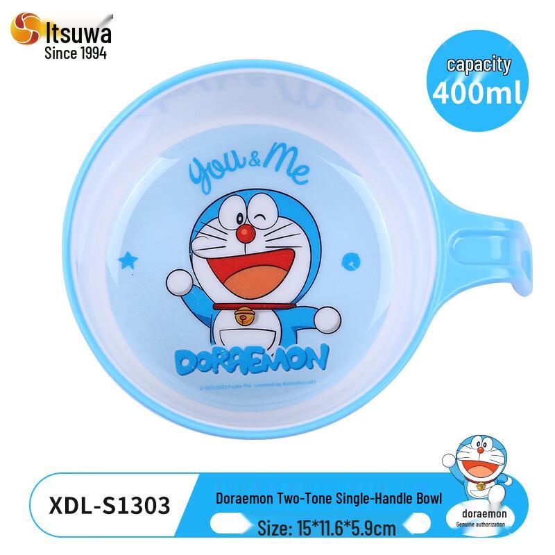 

WUHE Doraemon Melamine Single-Handle Soup Bowl