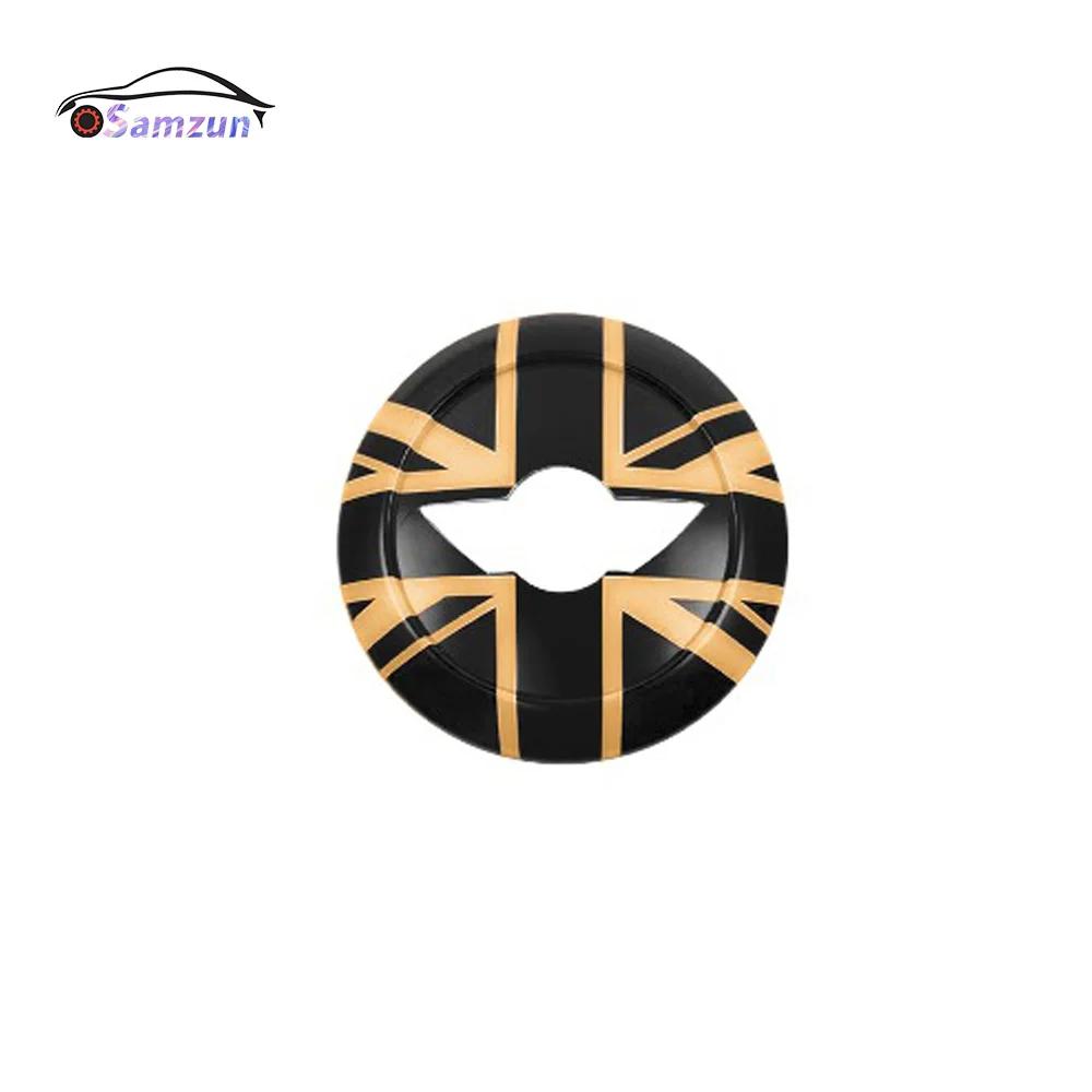 For MINI Cooper R50 R52 R53 Interior Trim Sticker Accessories Car Steering Wheel Center Cover Styling Decoration Middle Panel