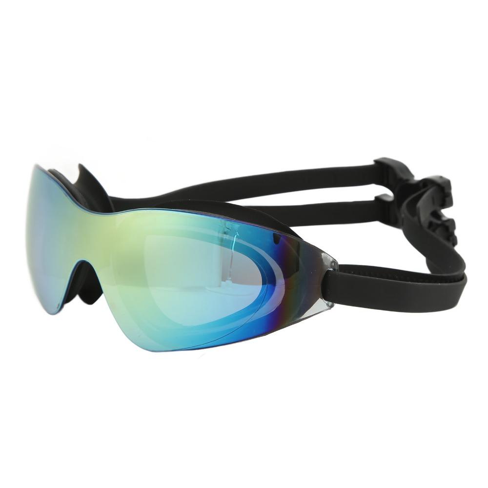 No Leaking Swimming Goggles with PC Mirror Silicone Goggles Portable Swim Glasses Swimming Pool
