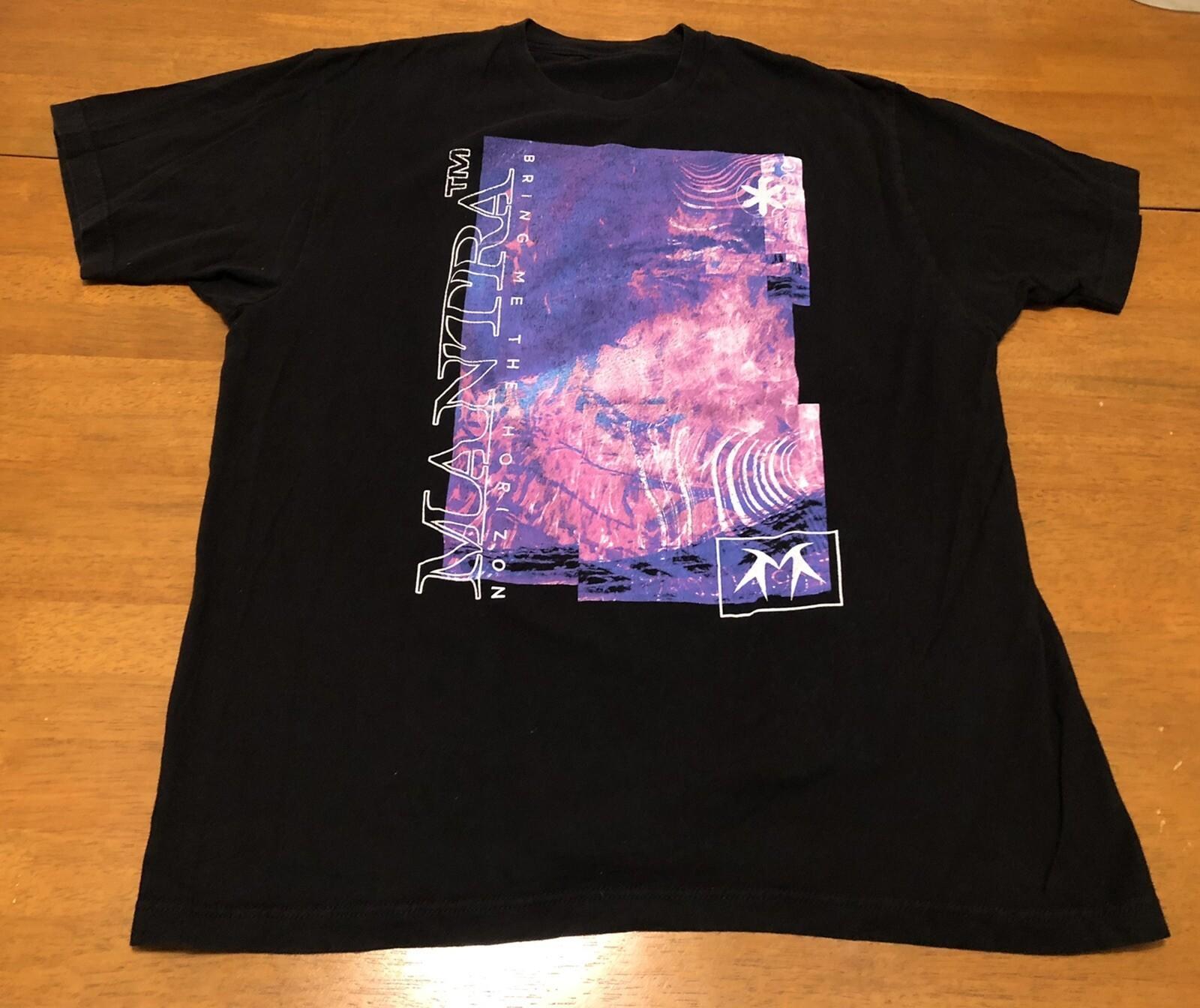 Bring Me The Horizon Black T-Shirt Mantra Black unisex all size shirt A657 XL