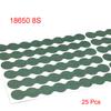 100pcs Self-Adhesive 21700 18650 26650 Battery Insulating Gasket, Hollow Paperboard Electrical Insulation Pad Rings 1S-8S Solid