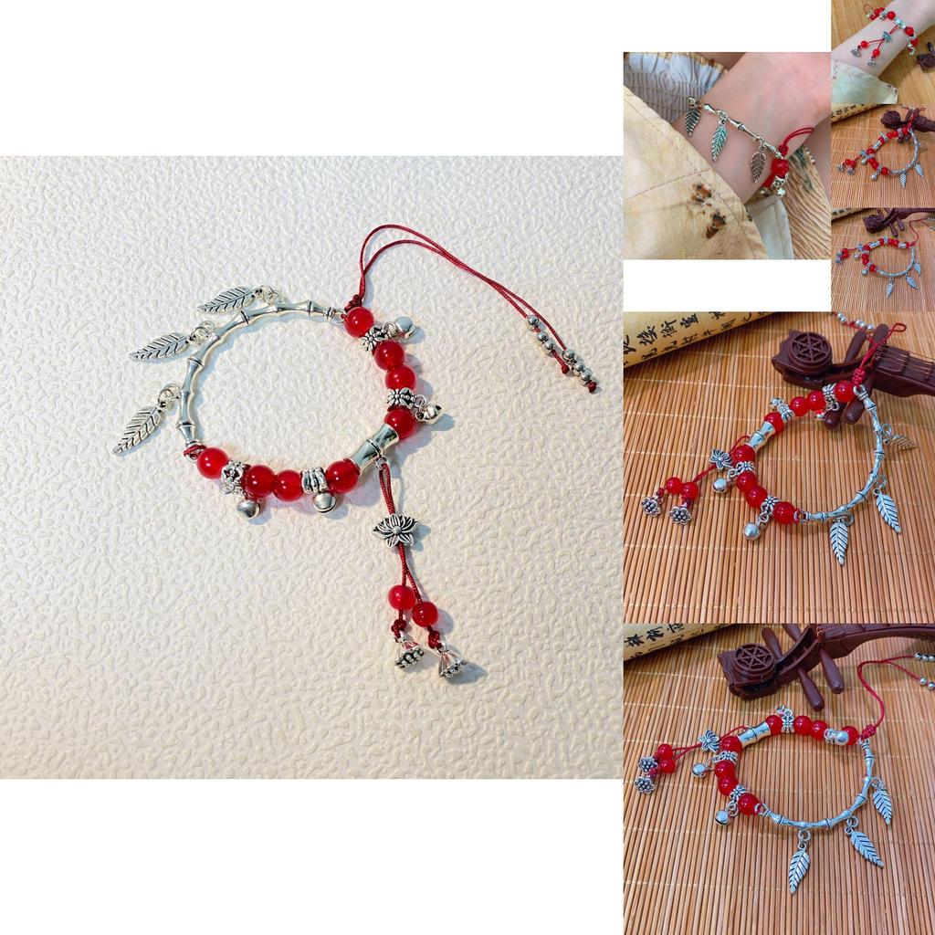 Chic Boho Lotus Beaded Bracelet For Women Unique Retro Styled Hand Jewelry