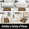 Paw Print No Need To Knock Non-Slip Floor Mat Absorbent Washable Decorative Area Rug for Entrance Outdoor Bathroom Camping