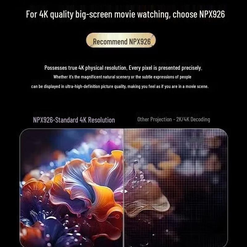 Philips NPX926 4K Ultra HD Home & Office Projector (CN Version)