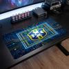 Brazil Football Crest Mouse Pad, Extended Non Slip Rubber Desk Mat for Gaming Office Laptop Fan Gift