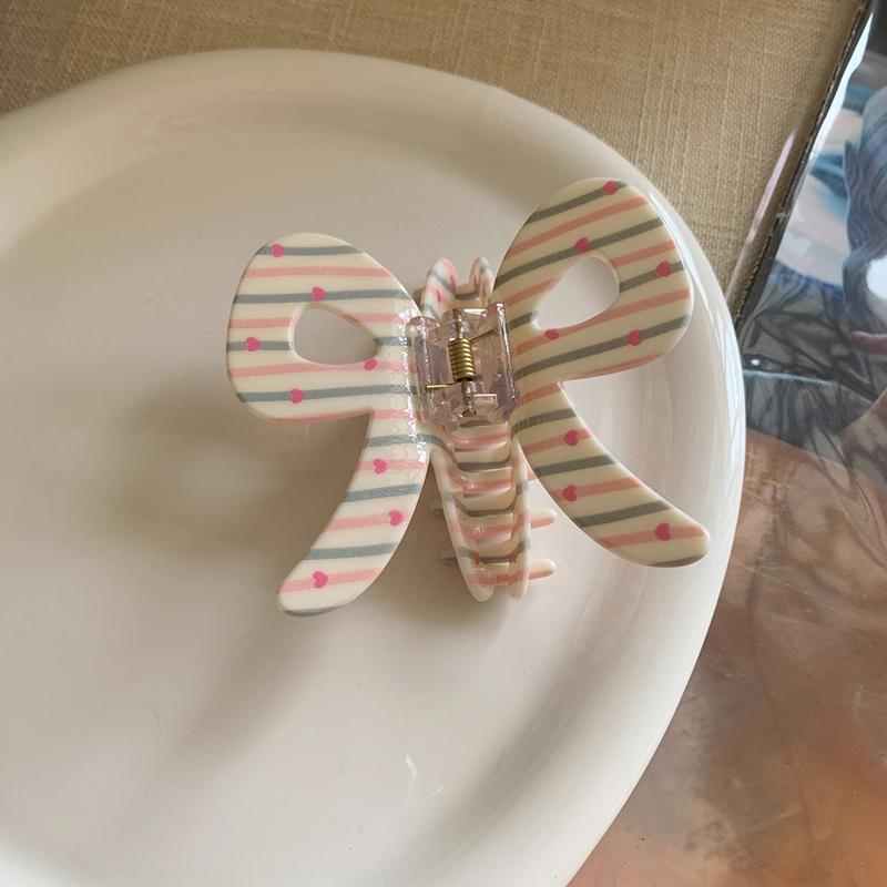 

Alien Butterfly Flower Bow Hair Claw Simple Versatile Hair Clip For Women Girls Sweet Shark Clip Hair Accessories Gifts