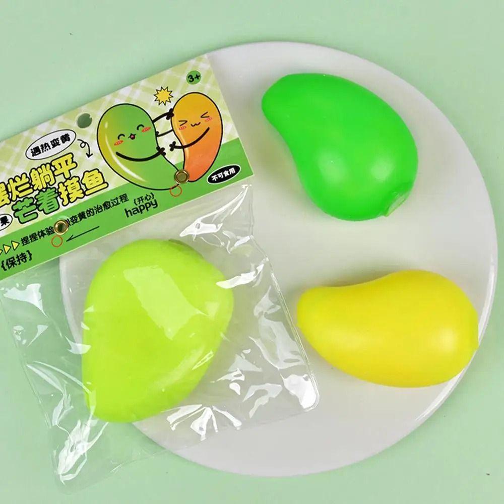 Simulated Banana Squeeze Toy Slow Rebound Mango Pinch Toy Sensory Toy   Practical Jokes