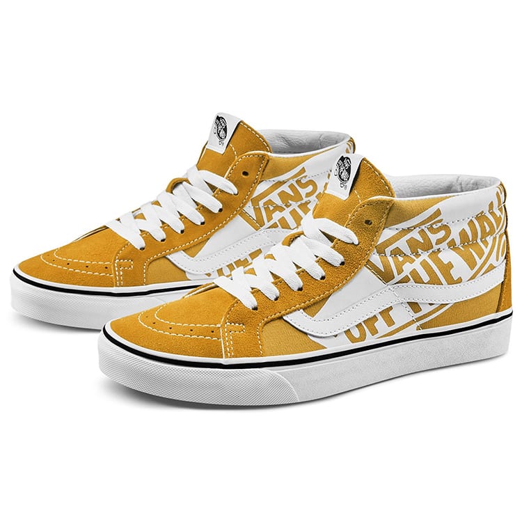 Vans SK8 Mid Reissue Logo 'Yellow White' VN0A391FTY7