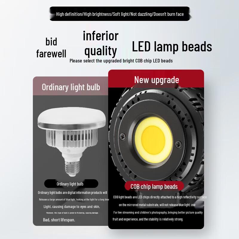 Beiyang 200BI Professional LED Live Stream Fill Light Kit