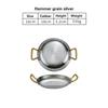Commercial Crayfish Plate Flat Bottom Stewed Rice Pot Double Ear Frying Pan Hotpot 304 Stainless Steel Spanish Seafood Rice Pot