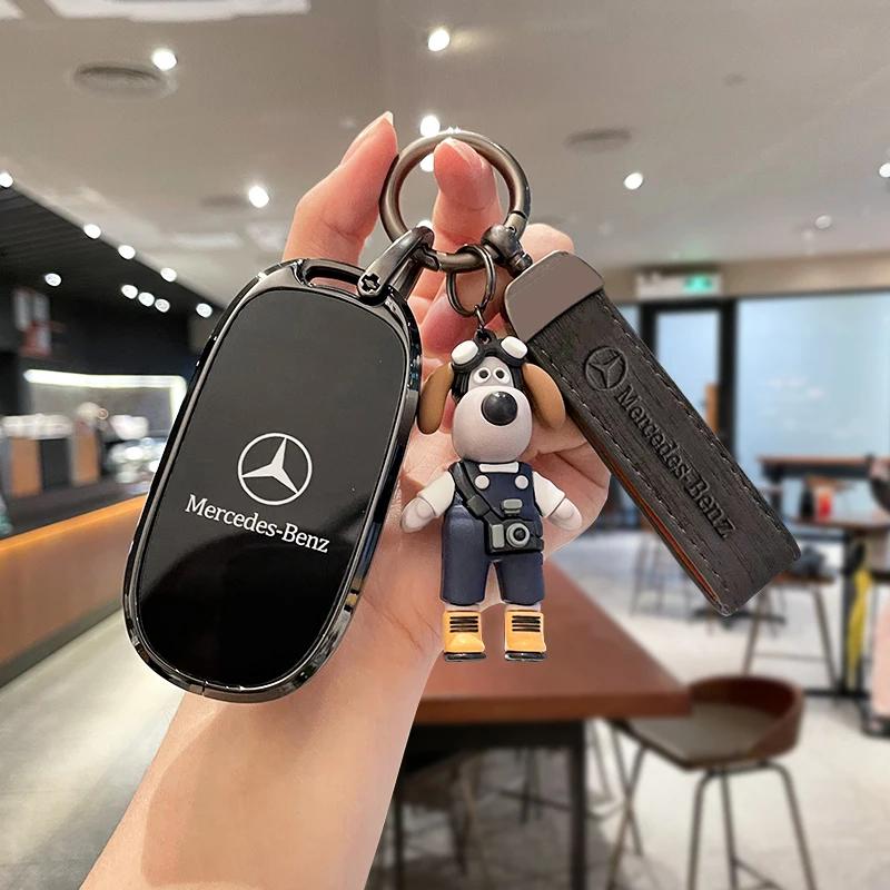 Car key case replacement cover 3buttons for Mercedes-Benz Key AMG MAYBACH 2016+ C-class E-class GLC300L E300l/E260/E350 A200 JED5