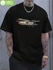 Men's Antonov AN-2 Aircraft Pattern T-Shirt-Heavy All-Season Round Neck Shirt, Aviation Lovers Casual and Formal Clothing, Casual