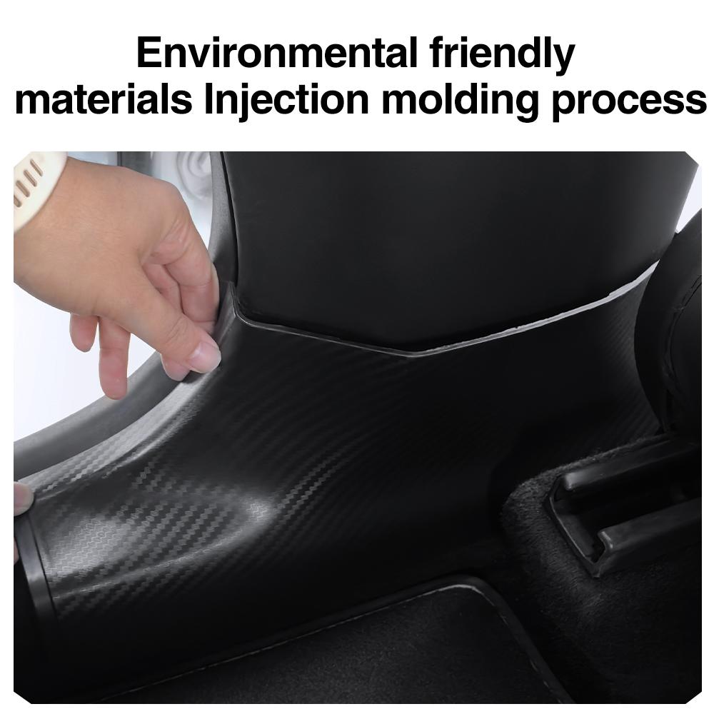 Heenvn For Tesla Model Y Juniper 2025 2026 Car Front Rear Door Sill Protective Pad Cover 10Pcs Guard Threshold Bumper Strips
