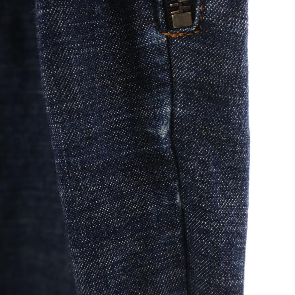 Yves Saint Laurent Made In Italy Flare Denim Pants RIRI Zip Heart Jeans Women Used