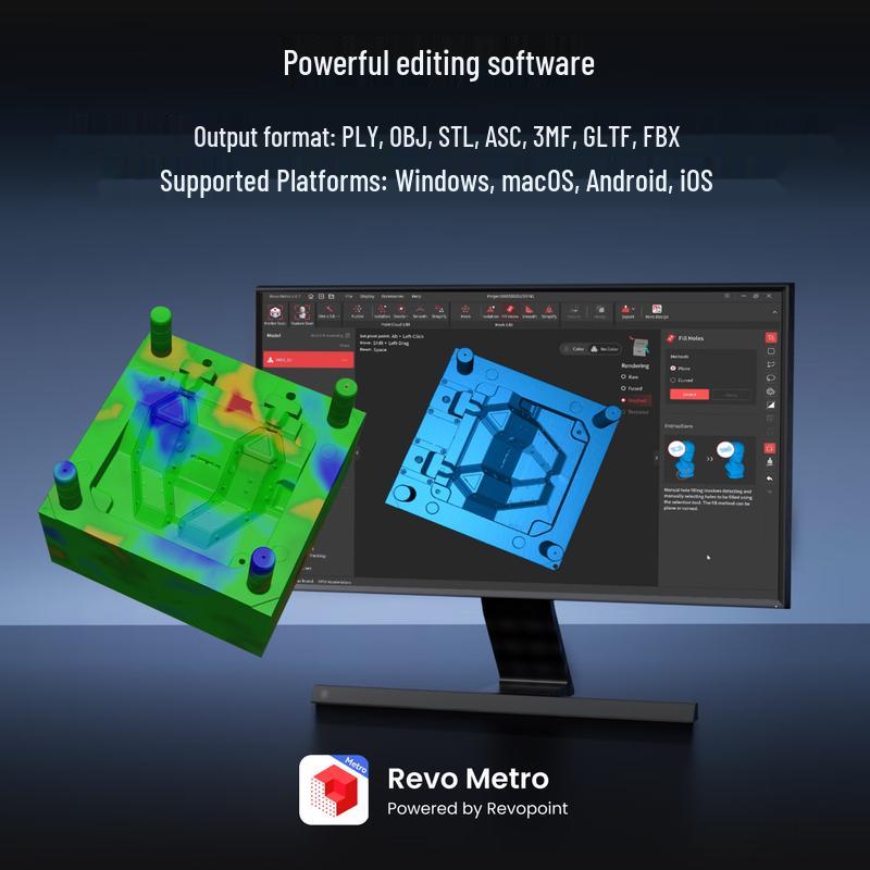 REVOPOINT MetroY High-Precision Portable 3D Scanner CN Plug (adapter Included)
