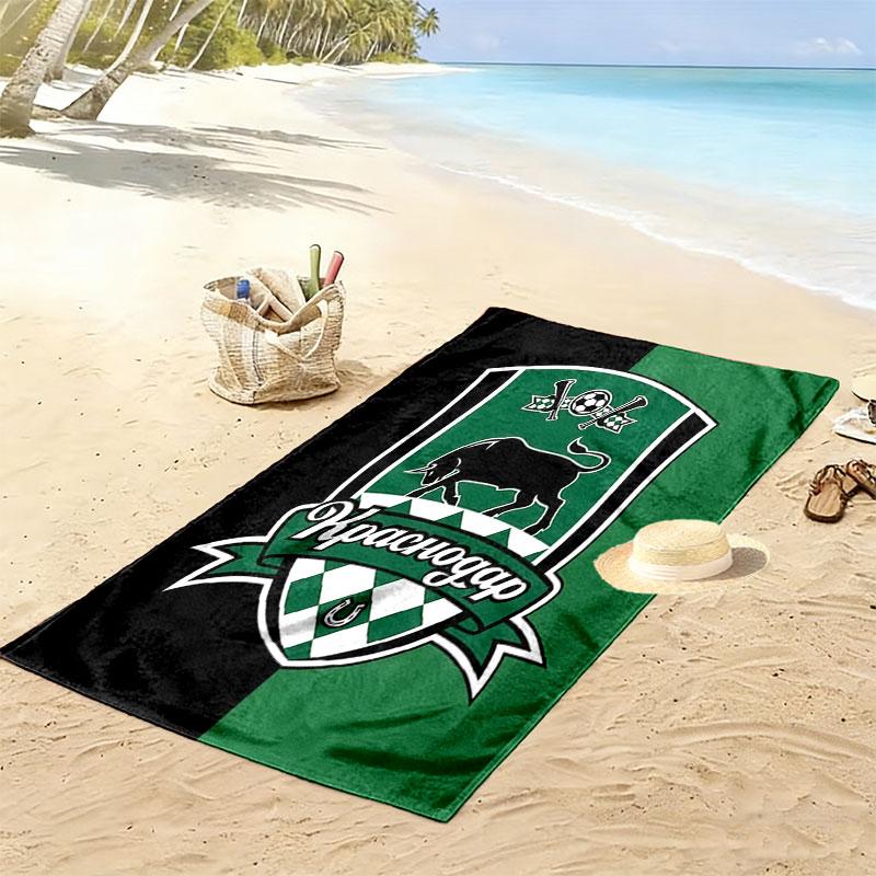 FC Krasnodar Legend Print Beach Towel, Large Soft Quick Dry Towel for Beach Camping Swimming