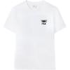 T Shirts Men's White Crew Neck Moderate F11M138151FWT