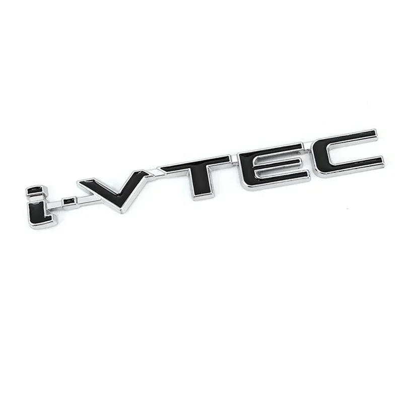 Car Sticker VTEC Emblem Decal for Honda  I VTEC Badge Fit Accord Odyssey CRV HRV Exterior Accessories Decoration