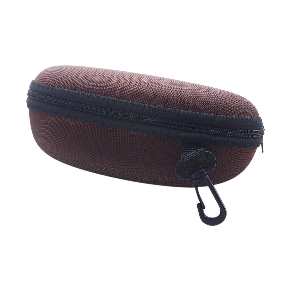 Eyewear Storage Box Zipper Box Eyeglasses Protector Case with Hook Sunglasses Bag Eye Glasses Box Shell Clam Pouch Hard Case