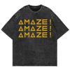 100% Cotton Vintage Washed Project Hail Mary Amaze T Shirt Hot Fashion Men/Women Aesthetic Loose Wash Tees Shirts