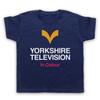 YORKSHIRE TV IN COLOUR RETRO TELEVISION 70'S 80'S LOGO KIDS CHILDS T-shirt