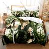 Final Fantasy Series Iconic Heroes Magic Fantasy World HD Print Bedding Set Duvet Cover 2 Pillowcases Polyester Game Room Decor