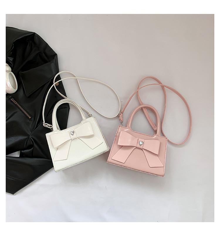Stylish 2024 New Sweet Butterfly Knot Commute Single Shoulder Crossbody Handbag