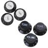 3 Pcs Guitar Top Hat Knobs Speed Control Knobs Volume Tone Control Knobs