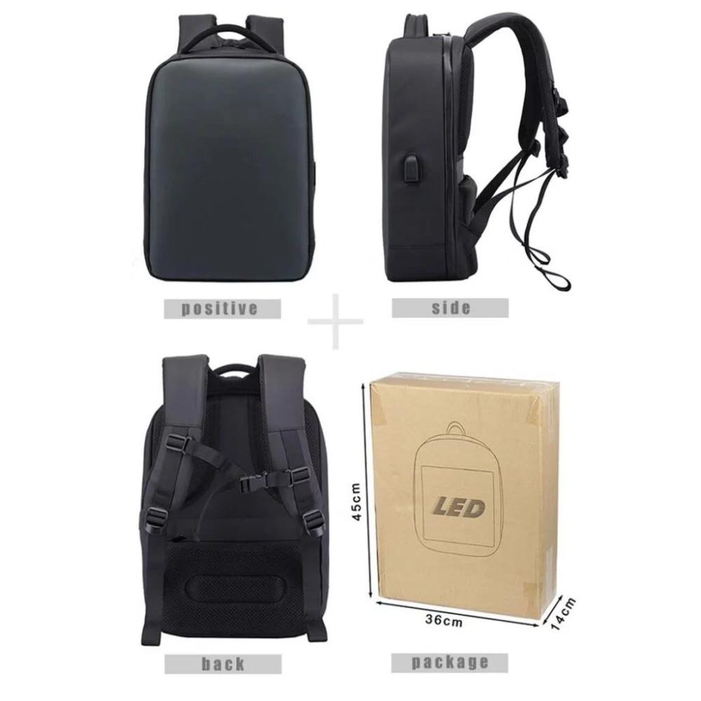 Dynamiczny plecak LED do reklamy mody, plecak z wyświetlaczem outdoorowym, torba podróżna biznesowa, plecak sportowy, torba LED, torba reklamowa