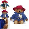 Urso Paddington Fofo Brinquedo de Pelúcia Boneco Com Suéter 29cm/11,42in