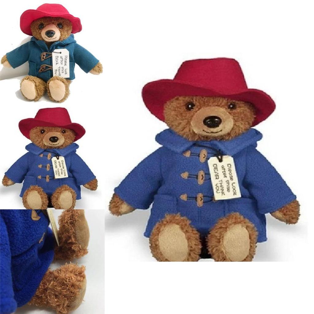 Urso Paddington Fofo Brinquedo de Pelúcia Boneco Com Suéter 29cm/11,42in