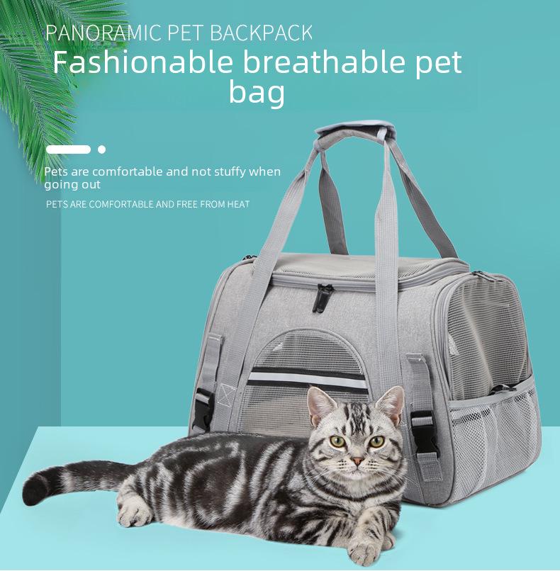 Breathable Foldable Pet Handbag for Cats and Dogs