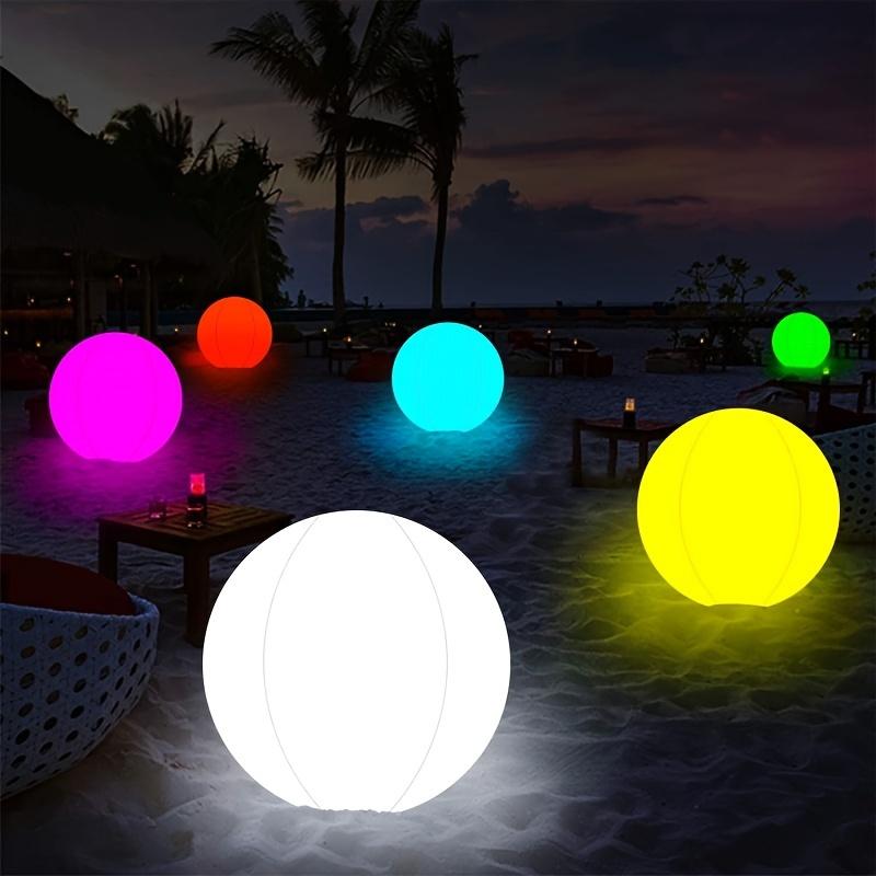 LED-Leucht-Wasserball mit 16 Farben und Fernbedienung – Aufblasbares Poolspielzeug für Partys, Hochzeiten, Geburtstage und Verlobungen, wiederverwendbares Poolspielzeug, Strandspielzeug
