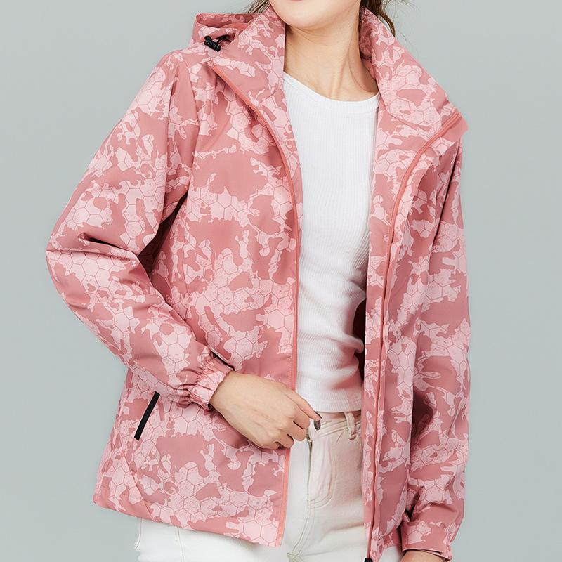 New Spring and Autumn Jackets, Korean Style Trendy Jackets, Outdoor Extra Fat and Extra Large Couple Style Camouflage Fashion Casual Wear