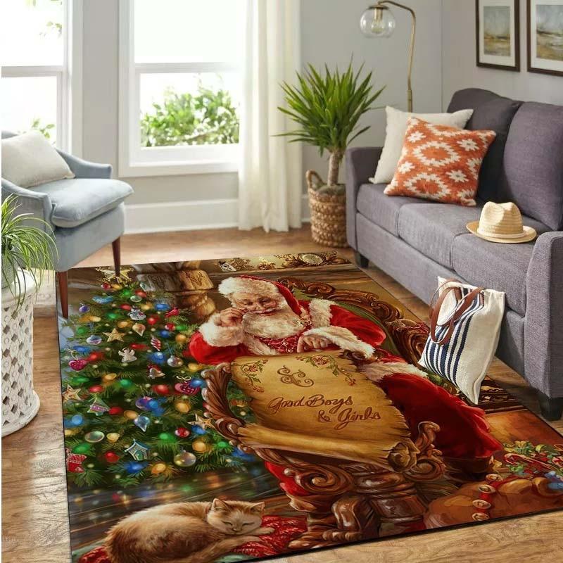 Weihnachts-Teppich im Freien, Dekorationen für Zuhause, Fußmatte, rutschfester Badezimmerteppich, absorbieren Wasser, Küchenmatte/Teppich