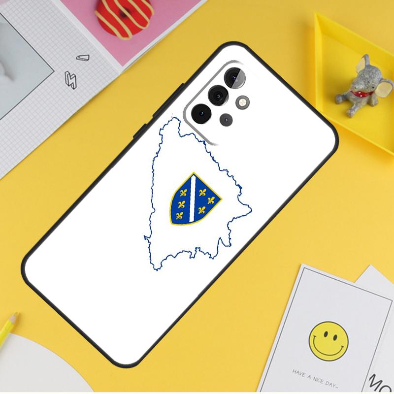Bosnia Flag Case For Samsung Galaxy A16 A26 A36 A56 A06 A55 A35 A15 A53 A32 A52 A33 A13 A14 A34 A54 A17