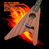 MaAmAa BR Ukulele V Shape Tenor Ukulele MaAmAa Deformed Ukulele Brown MU-V3