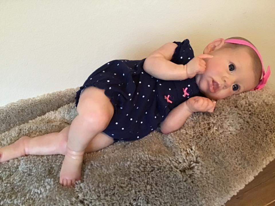 22-inch Reborn Baby Doll Saskia 55cm