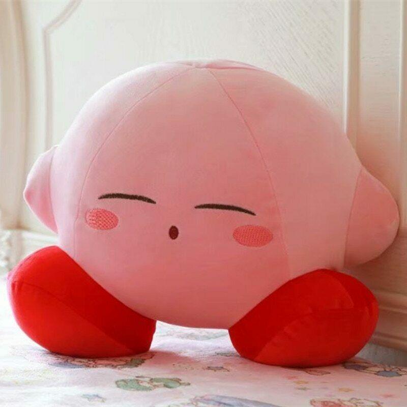 

Kirby Plush Adventure Soft Doll Large Stuffed Animals Toys Child Gift Home Decor Closed Eyed,24cm