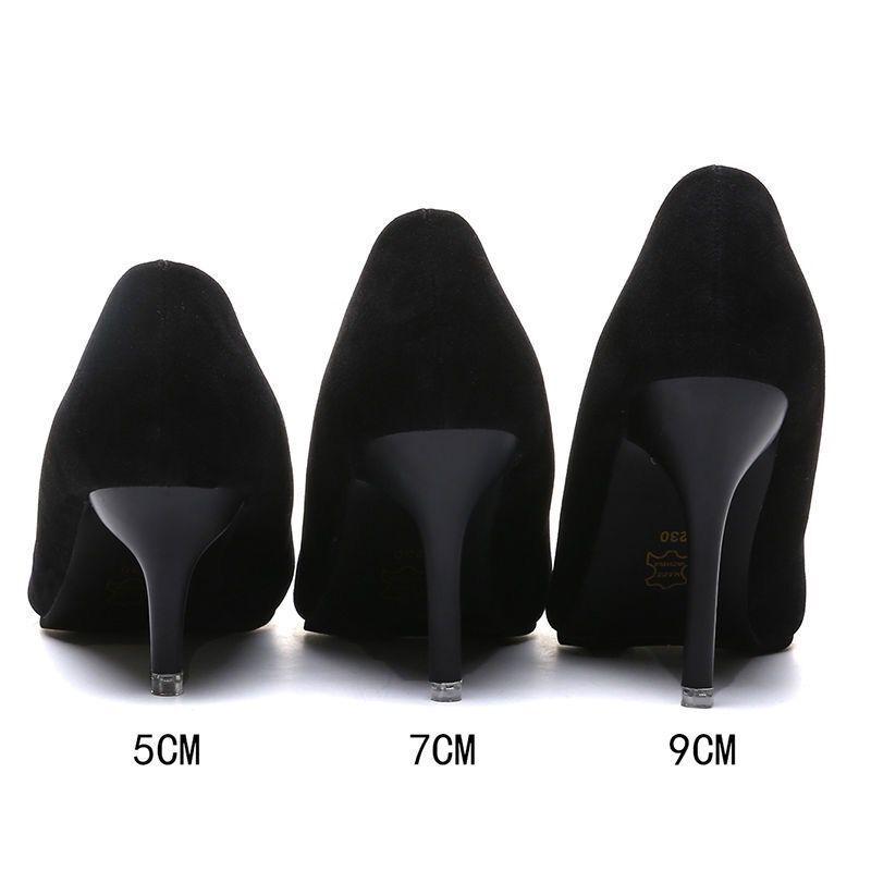 Stilettoabsatz Schwarz Formell High Heels für Damen - Vielseitige Frühling/Herbst Professionelle Arbeitsschuhe