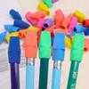 20/50PCS Chisel Shape Erasers Correction Stationery Pen Top Protector  School Office Supplies