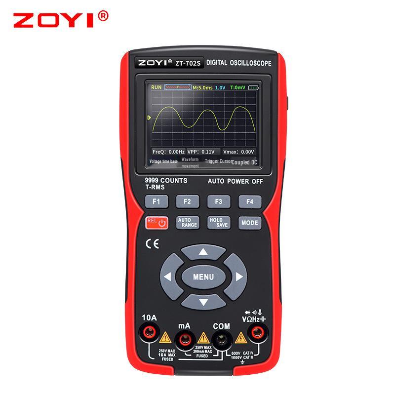 ZOYI ZT-702S High Precision 10MHz Two-in-One Oscilloscope Multimeter with Signal Generator